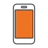 icon of smartphone