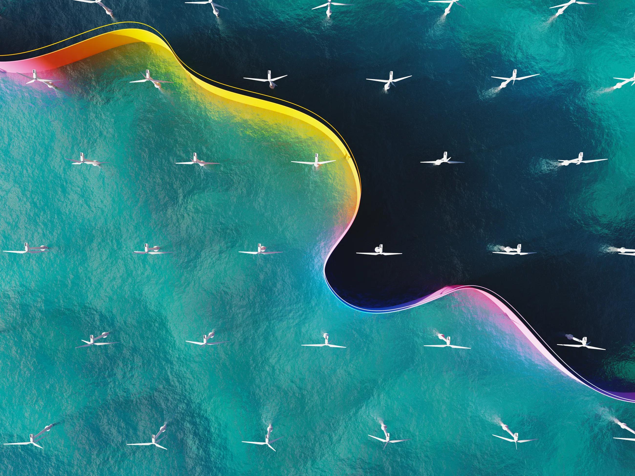 image of boats on the sea