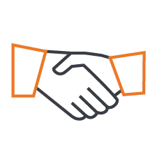 Outline of a stack of dollar bills