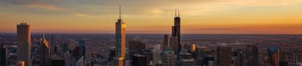 sunset skyline
